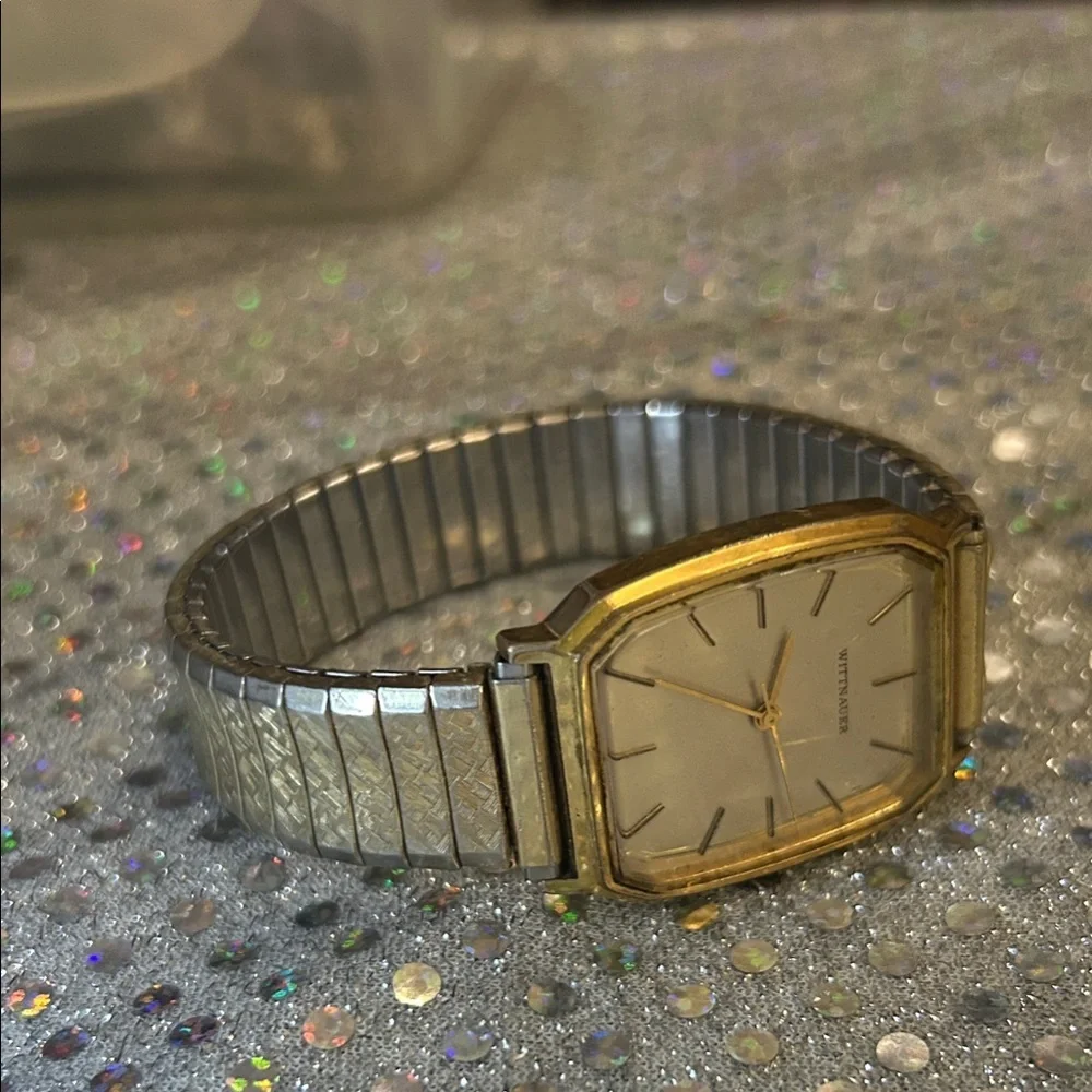 Wittnauer Vintage Gold and Silver tone Watch running perpetual